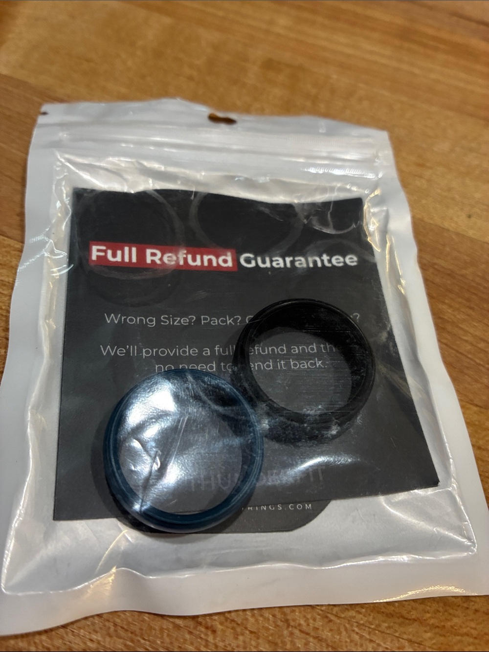 NEW ThunderFit set of 2 rings size 13